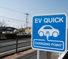 EV サイン　traffic sign charging point 充電スタンド